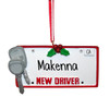 image of License Plate - New Driver ornament