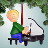 image of Pianist Boy with Green Shirt - Blonde ornament