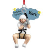 Personalized Zipline - Boy Christmas Ornament