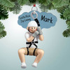 Personalized Zipline - Boy Christmas Ornament