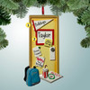 Personalized Student's Bedroom Door Christmas Ornament