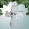 Christmas Ornament of White Cross Christmas Ornament of White Cross