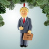 image of Businessman Holding Briefcase - Blonde ornament