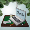 Christmas Ornament of Desk with Laptop Computer Christmas Ornament of Desk with Laptop Computer