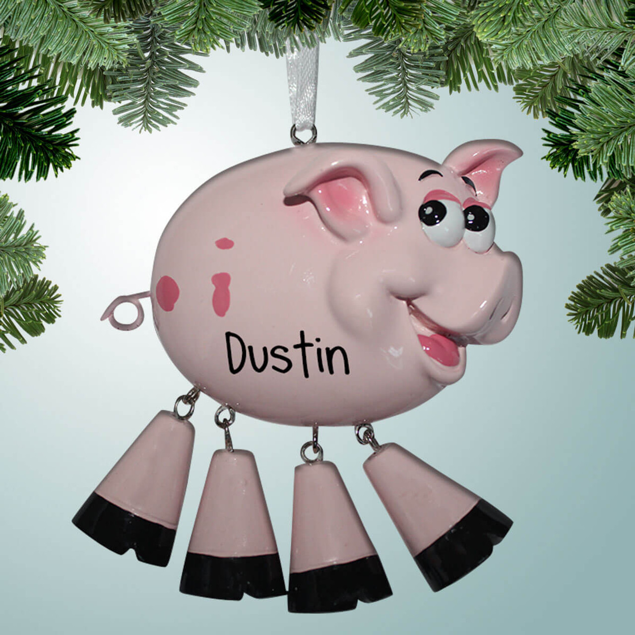 Download Animal Ornaments Pig with Dangling Feet | Personalized ...
