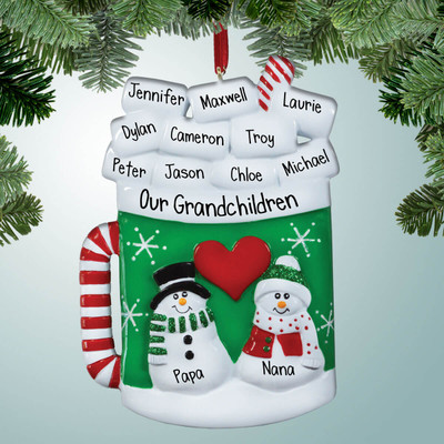 image of Hot Chocolate Family Mug ornament image of Hot Chocolate Family Mug ornament