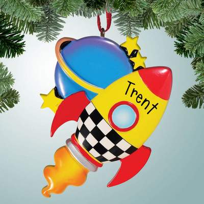 Christmas Ornament of Rocket