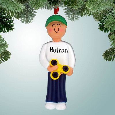 Christmas Ornament of Fidget Spinner - Male
