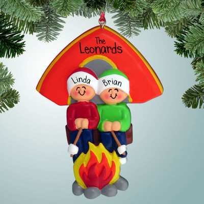 image of Campfire Couple ornament