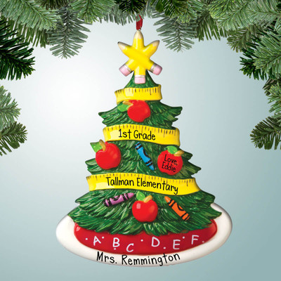image of Teacher Christmas Tree ornament image of Teacher Christmas Tree ornament