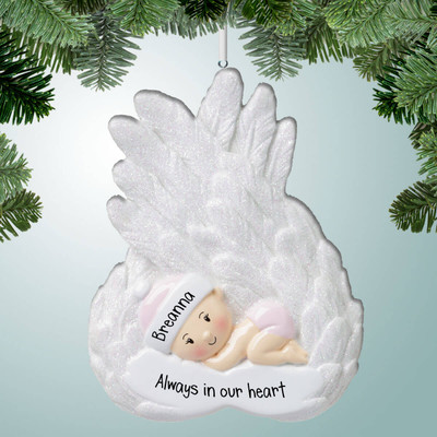 image of Baby Girl Angel ornament image of Baby Girl Angel ornament