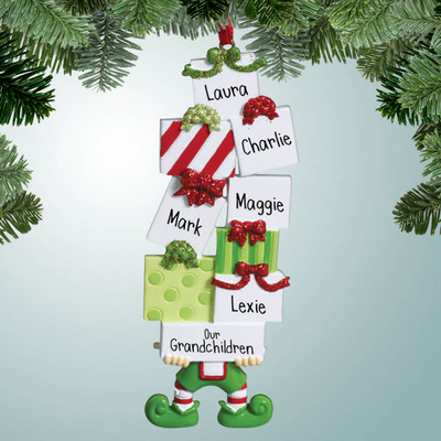 Grandchildren Gift Personalized Ornament 2022 Christmas Tree Gifts