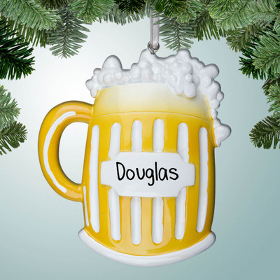Christmas Ornament of Frosty Beer Mug