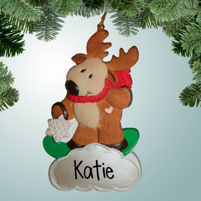 Christmas Ornament of Reindeer Ornament/Magnet Christmas Ornament of Reindeer Ornament/Magnet