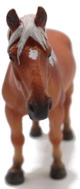 CollectA Noriker Stute – Realistische Pferdefigur Im Maßstab 1:20 (17,5 Cm), Kastanienbraun