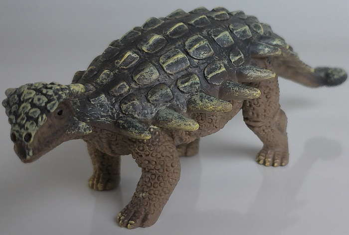 MOJO Ankylosaurus Dino-Figur Braun – Handbemalt, Detailgetreu, Für Spielen & Sammeln