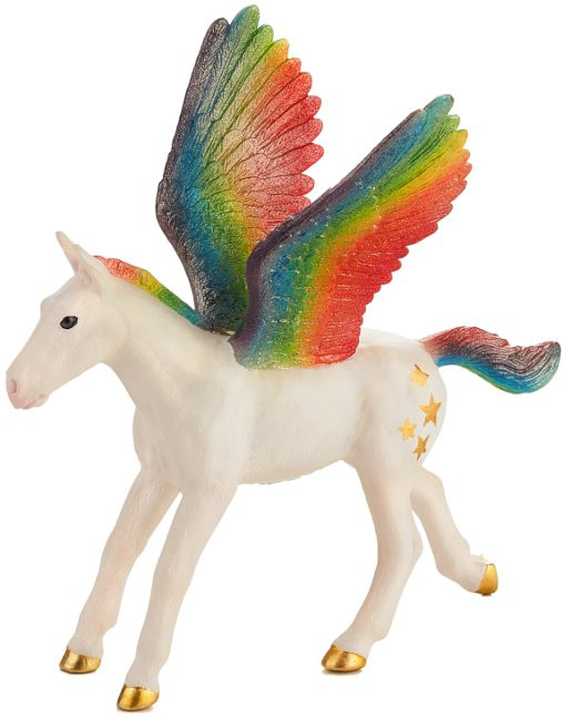 Mojo Fantasy - Pegasus Foal-Rainbow #387361 - Vibrant Colors
