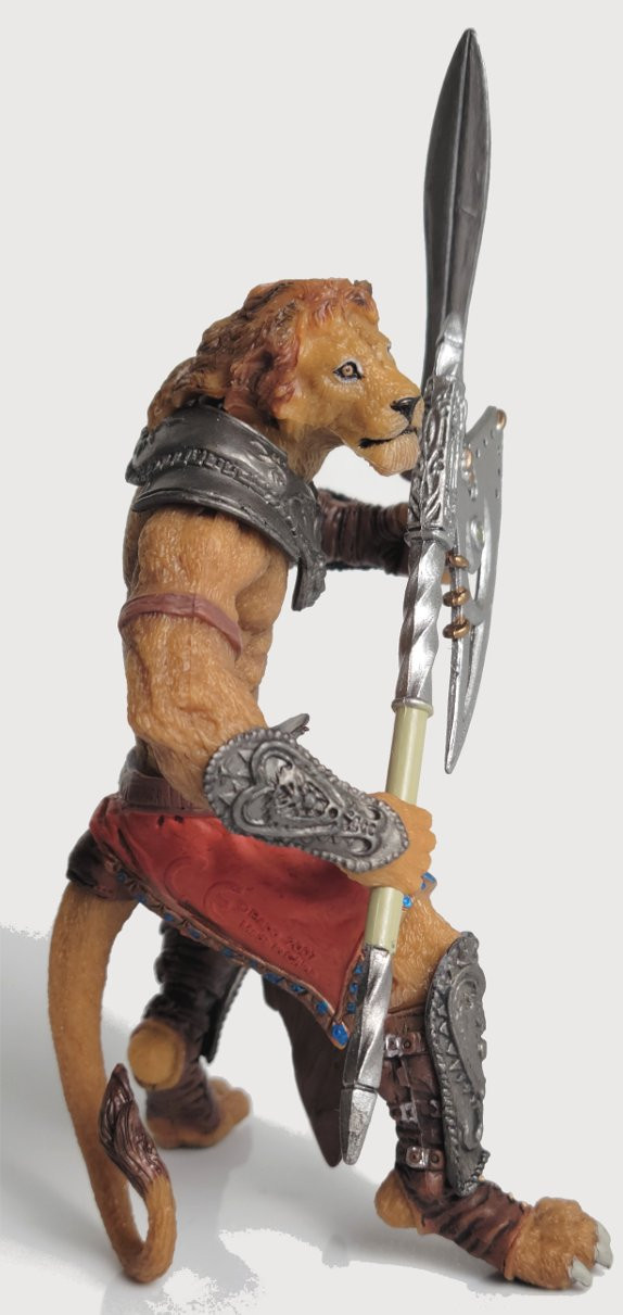 Papo Lion Man Mutant #38945 - Half Man, Half Lion Warrior
