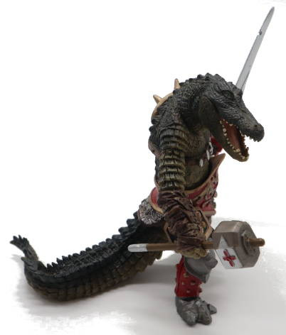 Action Figure Croc Man Figure Papo Mutant-Crocodile Man #38955