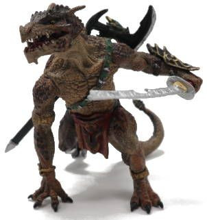 Papo Mutant Dragon #38975 - Movable Jaw, Long Sword and Axe