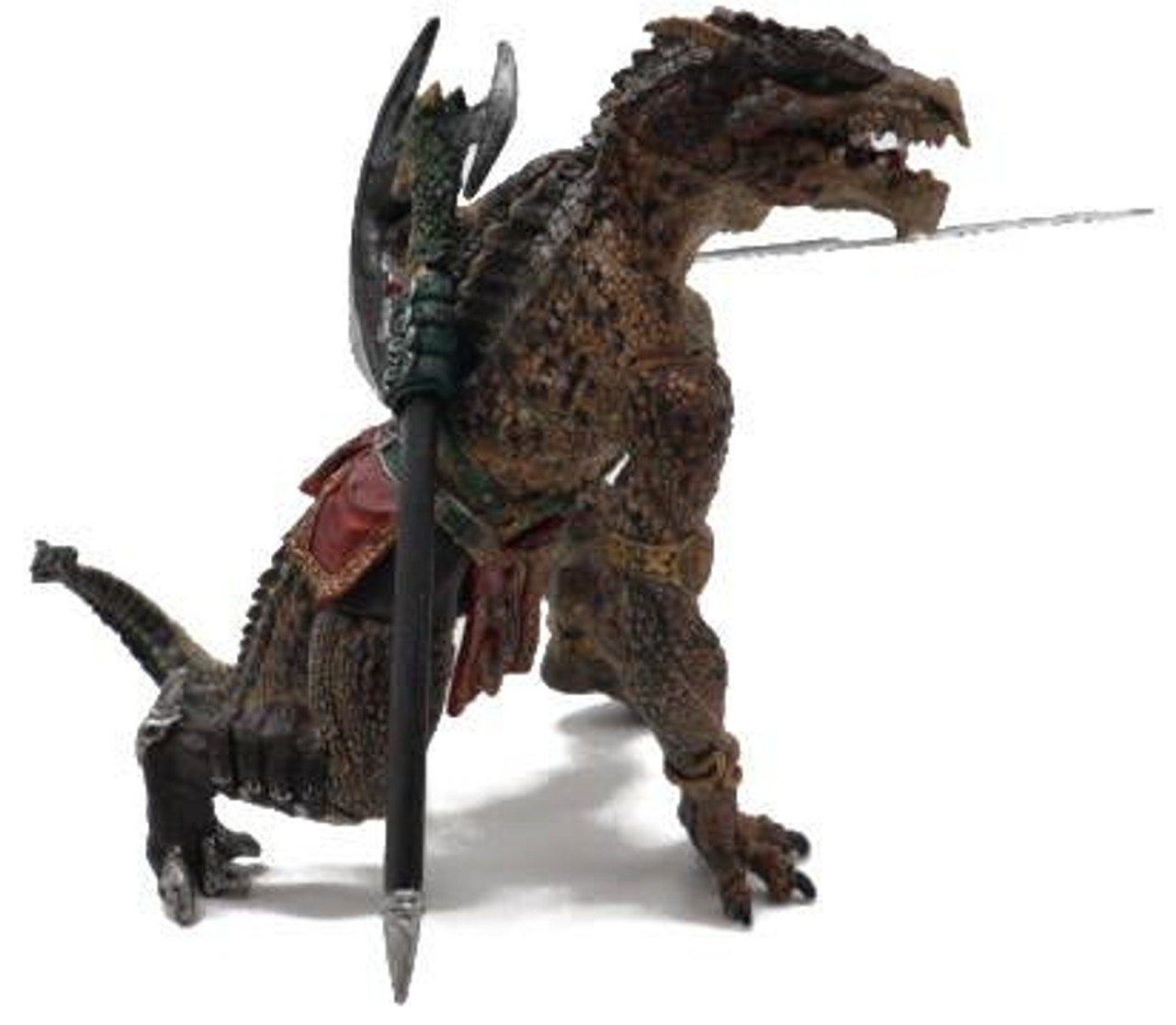 Papo Mutant Dragon #38975 - Movable Jaw, Long Sword and Axe