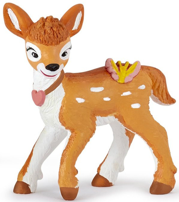 Papo Baby Bambi #39138 - Little Deer with Butterfly on Rump