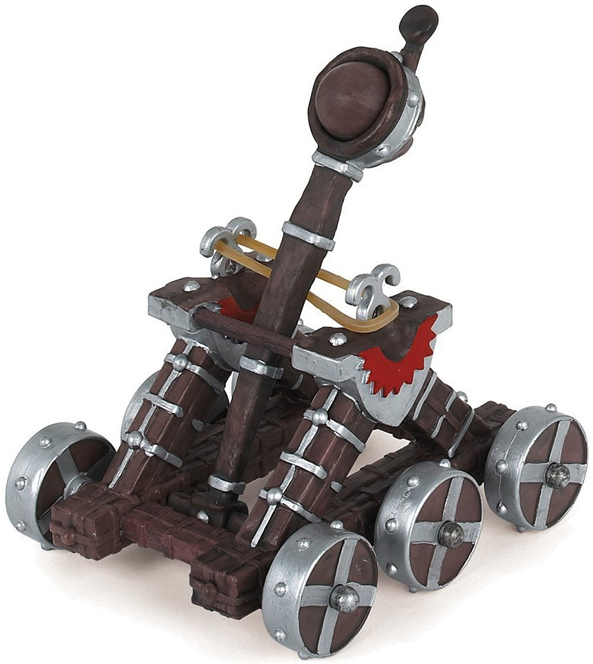 Papo Catapult #39345 - Really Fires Actual Projectiles