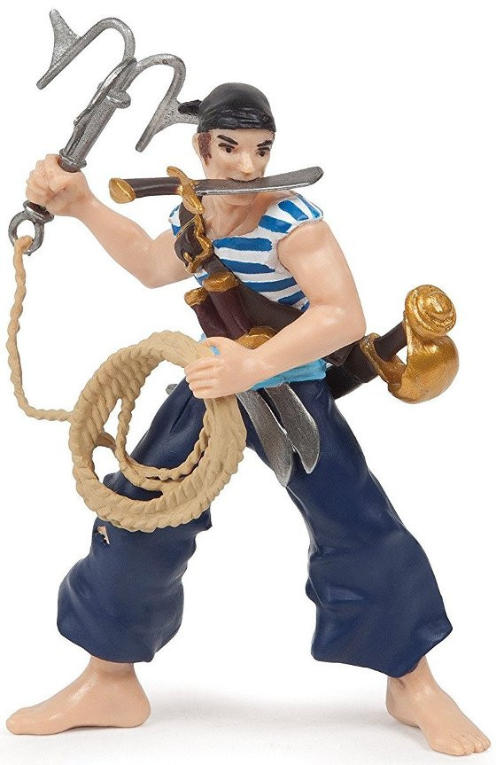 pipo様 Papo Pirate with Grapnel #39442 - Holidng a Boarding Hook