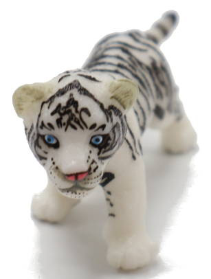 Papo White Tiger Cub #50048 Brilliant Blue Eyes