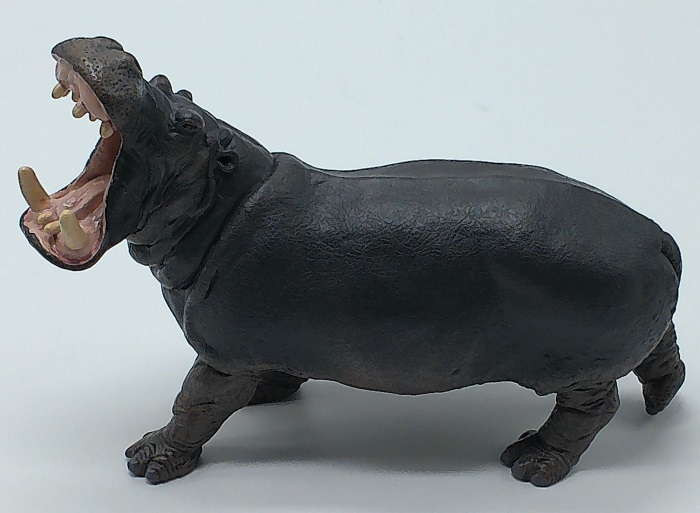 Papo Hippopotamus Adult #50051 - Huge Mouth Opened Wide