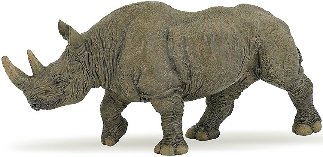 Papo Black Rhinoceros #50066 - Magnificant, Imposing Horn