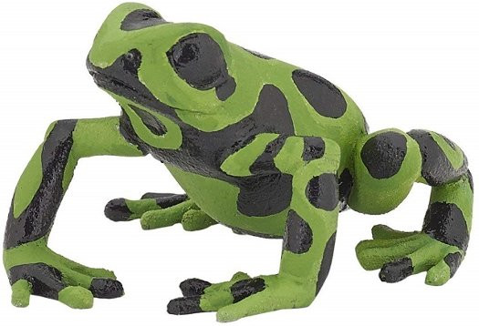 Papo Equatorial Frog #50176 - Green and Black Camouflauge