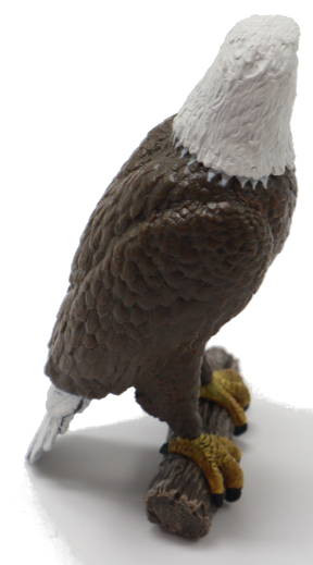 Papo Birds Sea Eagle #50181 Regal Figure, Posed on Log