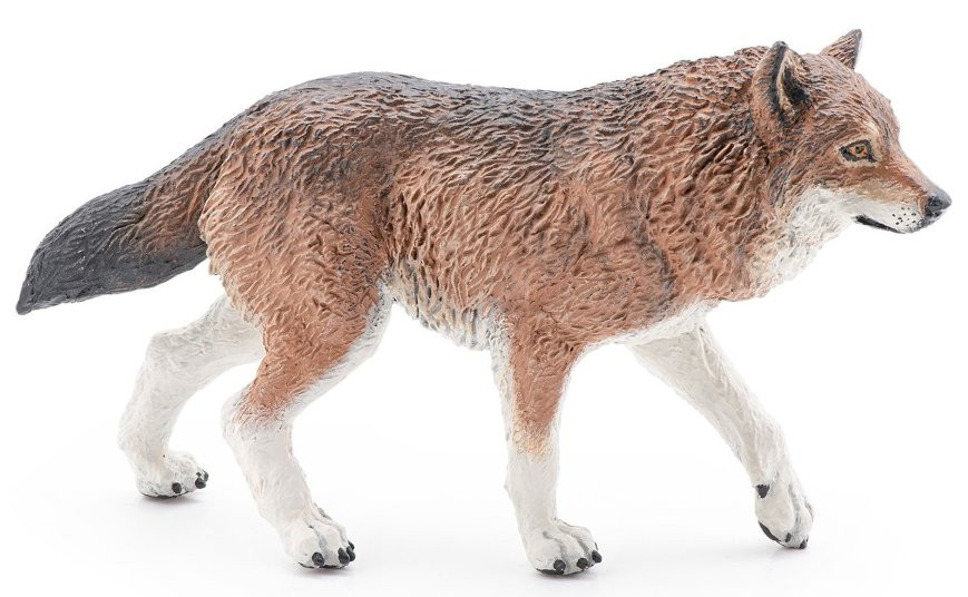 Papo Forest Animals - Wolf #50283 - Hunting for Prey