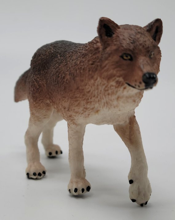 Papo Forest Animals - Wolf #50283 - Hunting for Prey