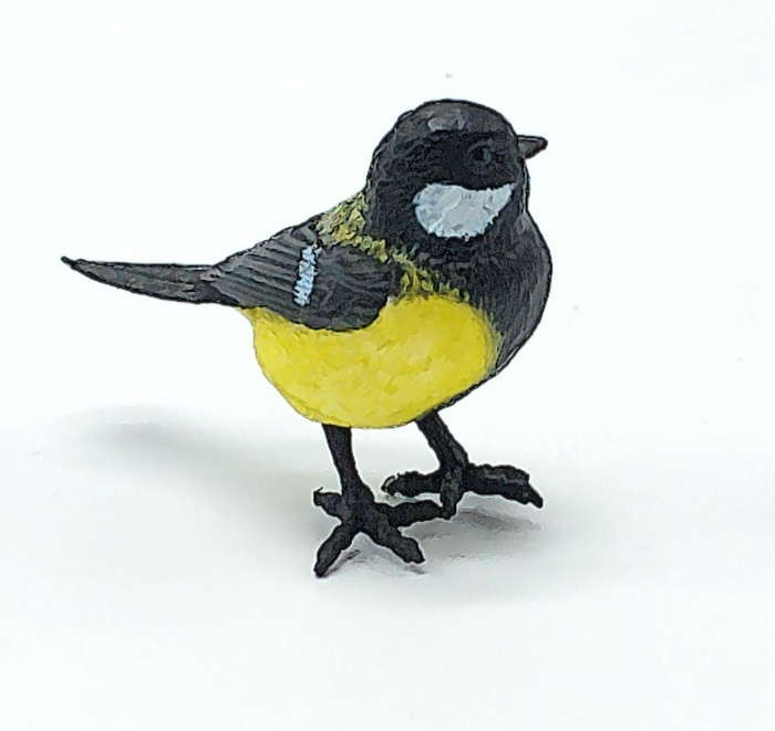 Papo European Tit #50287 - Yellow Bellied Bird - New 2022