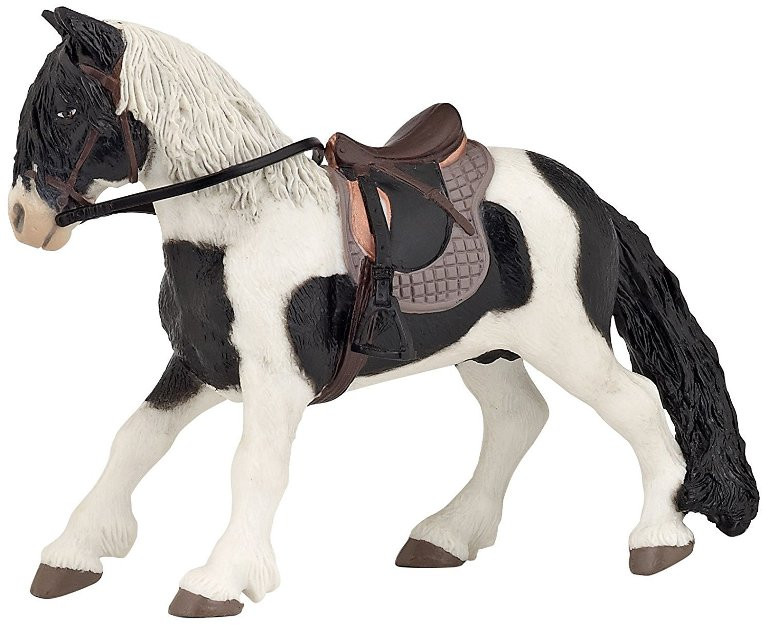 Papo Horses - Pony With Saddle #51117 - Stunning Colors