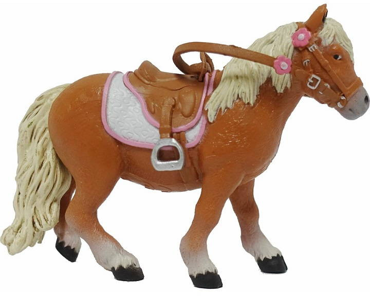 ポポラス　/ 546 Papo Shetland Pony #51559 - w/ Saddle and Bridle
