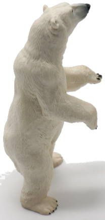 Papo Standing Polar Bear #50172 - Fearsome Upright Pose