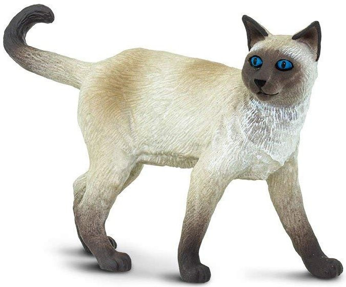 Safari Ltd. - Siamese Cat #100061 - Cream Color, Dark Points