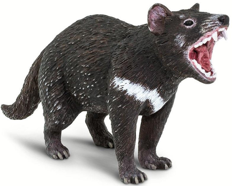 Safari Ltd - Tasmanian Devil #100247 - Screetching Marsupial