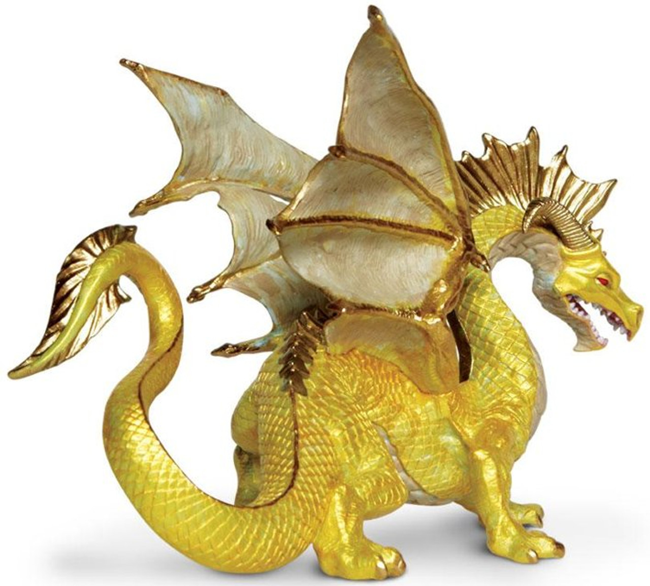 Safari Ltd. - Golden Dragon #10118 - Shiney Gold Complexion