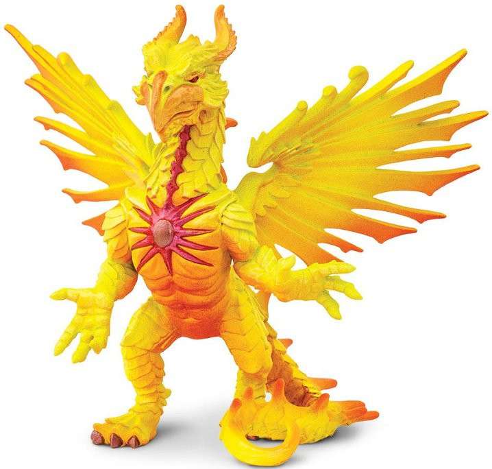 Safari Ltd. - Sun Dragon #10134 - Vibrant Sun Yellow