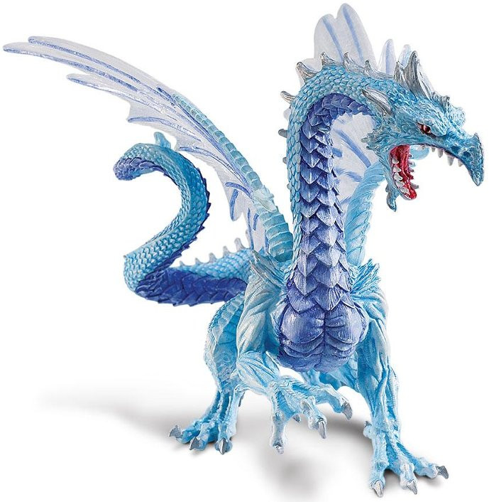 Safari Ltd. - Ice Dragon #10145 - Crystal Looking Wings