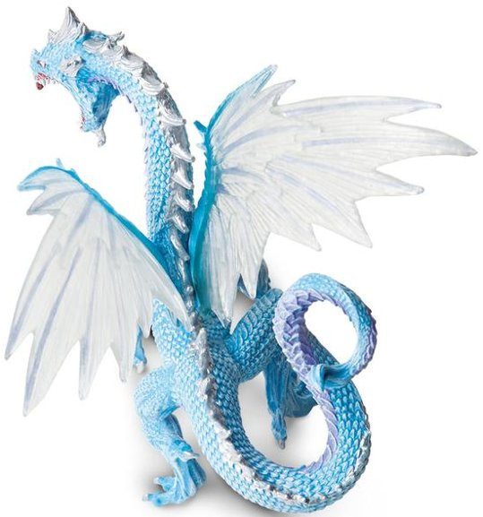 Safari Ltd. - Ice Dragon #10145 - Crystal Looking Wings