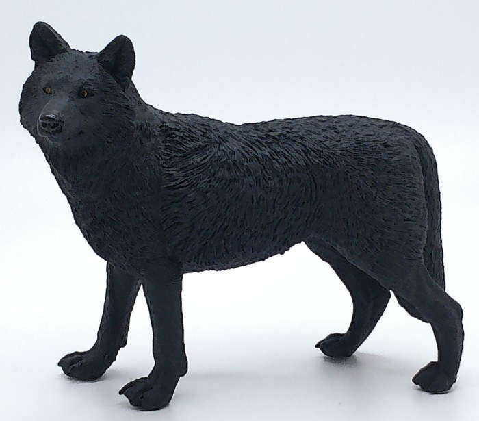 Safari Ltd. - Black Wolf #112989 - Oversized Black Wolf