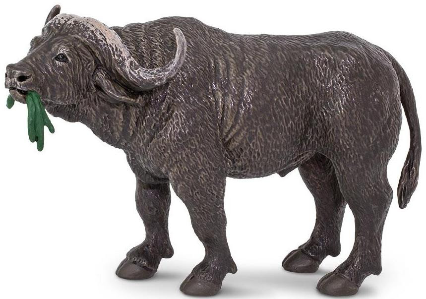 Safari Ltd. - Cape Buffalo #222729 - Chewing on Grass