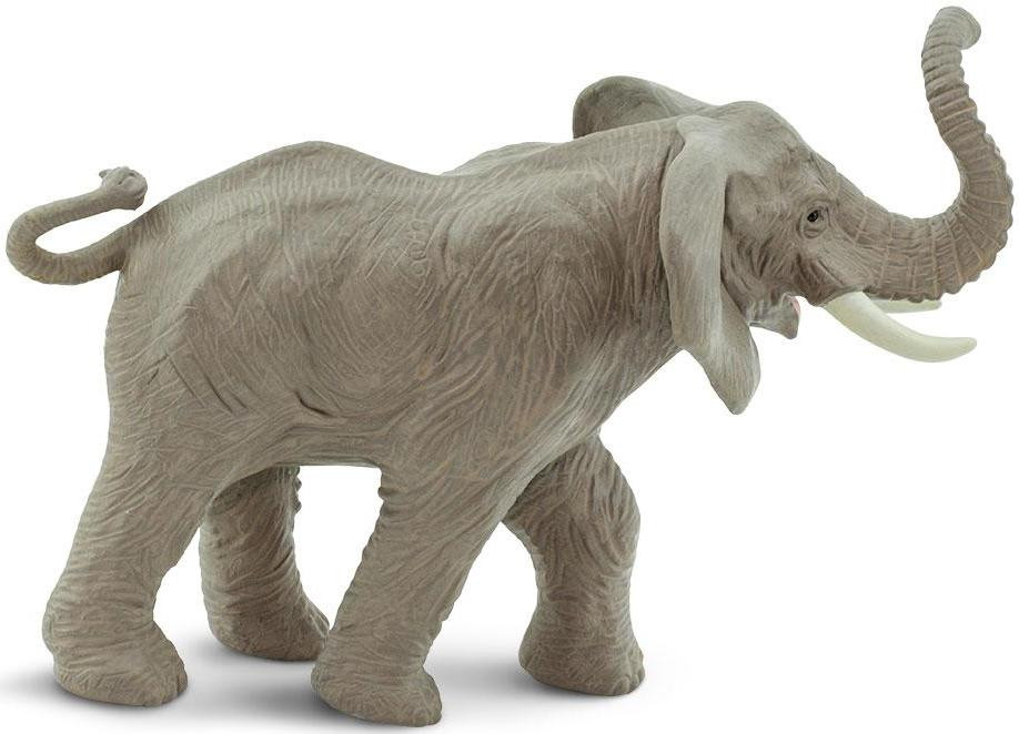 Safari Ltd. - African Elephant #238429 - Trunk Raised High