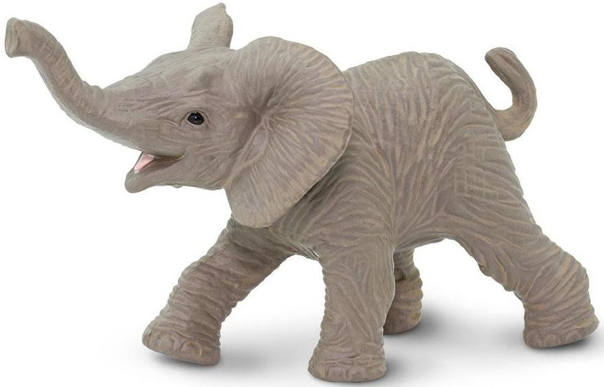 Safari Ltd. - African Elephant Calf #238529 - Happy Face