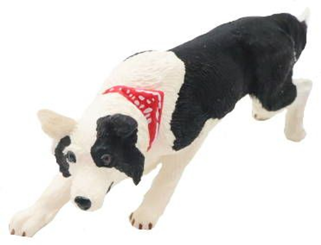 border collie red dog toys cute dog Fabric